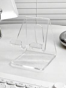 1个亚克力桌面/柜台透明手机支架 - 無色 - 查看 6