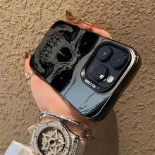 Funda para teléfono con diseño de calavera negra de radium - Negro - Ver 2