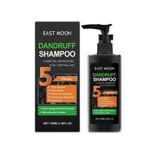 EAST MOON Men's Anti-Dandruff Shampoo For Oily Hair | Oil Control, Volumizing & Refreshing Scalp | Non-Greasy Lazy Daily Care | Stops Greasy, Long-Lasting Cleanliness | 3 Variants (Charcoal, Mint, Oak Charcoal) | Fluffy Shiny Hair For Post-Workout & Everyday Use - Charcoal Refreshing - View 8