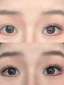 80 sợi mi giả lông chồn dày, góc cạnh, lấy cảm hứng từ cáo Thanh Khâu tự nhiên, có tác dụng làm dài và uốn cong mi. - C - Xem 8