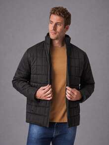 Winter Regular Fit Zipper Pocket Valentine's Day Father's Day New Year - màu đen - Xem 3