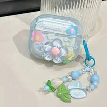 Funda protectora con diseño floral compatible con Apple, anti-arañazos y protección contra caídas - transparente - Ver 12