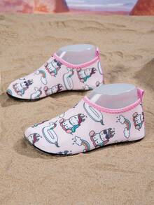 1双春夏新款女童舒适时尚休闲轻便可爱小马兔粉色沙滩/水鞋 - 粉色 - 查看 5