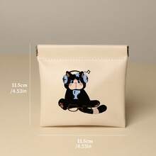 1pc Data Cable Organizer Bag, Auto-Close Portable Pouch For Earphones, Chargers, Power Banks, Cosmetics Samples - View 8