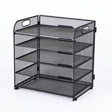Caja y estantería de archivos - negro - Ver 1