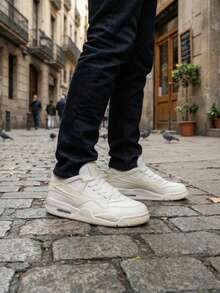 Air 4RM Sneaker Boot - Casual, Skate, Gym, Training - Soft And Comfortable - 4RM 白色 - 查看 2