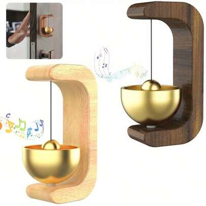 Butiksdörrklocka, Magnetisk dörrklocka, Minikylskåpsdörrklocka, Vindklocka för hem och trädgård, Butiksdörrklocka för hemmakontor, Hängande dörrklocka, Dörrklockedekoration