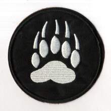 Cartoon Paw Print Embroidered Patch, Iron-On/Sew-On Applique, For DIY Clothing & Accessories Customization, Sewing Accessory - Ironing Style - View 7