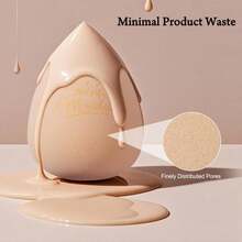 Set de esponjas de maquillaje Real Perfection, esponjas de belleza sin látex, 7 piezas con 1 estuche de viaje para mezclar base líquida, crema y polvo (Beige) - ColorA - Ver 6