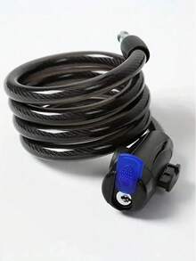 1个重型防盗自行车锁，耐用不锈钢材质，84厘米/33.07英寸通用安全锁，带2把钥匙，防撬安全锁，适用于自行车、摩托车等骑行配件 - 自行車鎖 - 查看 4