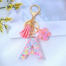 Colorful Flower Pendant Keychain, Suitable For Bag Decoration, Great Gift For Girlfriend - Baby Pink - View 32