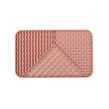 1pc Dog Slow Feeder Mat, Pet Silicone Lick Pad Bowl, Anti-Choke Food Dish With Suction Cup, Healthy Design By Fengrongwanwu To Relieve Anxiety - Multicolor - View 15