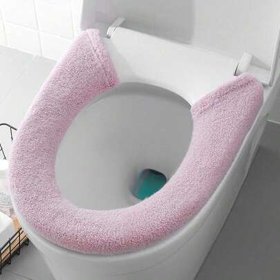 1 nắp bồn cầu di động, thiết kế sáng tạo, dễ lắp đặt, chất liệu mềm mại thoải mái, chống thấm nước và chống trượt, phụ kiện phòng tắm dễ lắp đặt và bền bỉ cho gia đình.