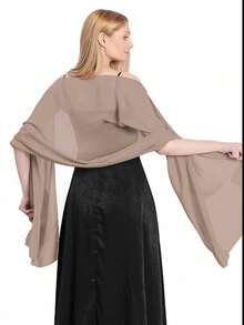 Lightweight, Breathable Women's Party Shawl, Spaghetti Strap Dress, Fashion Scarf, Vacation Sun Protection Shawl, Spring/Summer - Multicolor - View 12