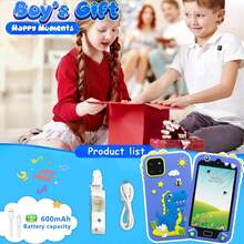 4GB Storage Rechargeable Children's Smart Phone Toy, Educational Games & Camera, Best Kids Birthday Gift - Multicolor - View 9
