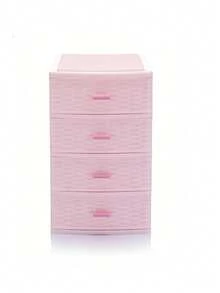 1pc Multifunctional Girl's Vintage Design 2/3/4/5 Drawer Cabinet, Sturdy And Durable, Can Store Hair Accessories, Sundries, Etc., Suitable For Children's Room - Multicolor - View 8