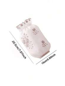 1 Pair Flower Lace Sleeve Cover, Floral Lace Cuff Sleeves Cover - Multicolor - View 7