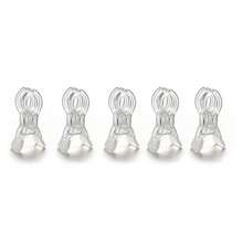5/10pcs 3.5 Inch Thick Transparent Plastic Spring Clips | Multipurpose Balloon Arch Fixing Clamps, Suitable For Background Board Fixation, Sturdy Craft Clips For Birthday Party Decor, Woodworking Projects And Photography Studio, Essential Tool Kit For Hobbyists - Multicolor - View 11