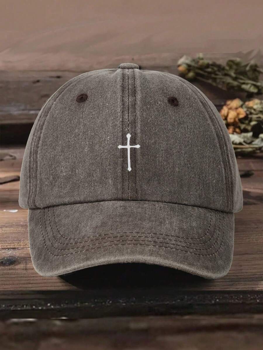 1 chiếc mũ lưỡi trai phong cách Y2K unisex, mũ chống nắng ngoài trời phù hợp cho thể thao và đi làm hàng ngày. - cà phê - Xem 1