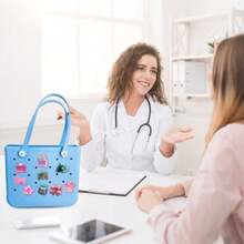 Bling Nurse Charms For Bogg BagCute Acrylic Medical Bag Charms For Bogg Accessories Compatible With  Beach Tote Decoration Accessories For Nurse Girls Women - 護士 9件套 - 查看 7