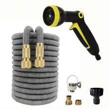 GOUN HOSE Vòi tưới cây đa năng có thể mở rộng, vòi rửa xe áp lực cao, chức năng phun nước, súng phun nước, vòi tưới vườn nhà. - A - Xem 13
