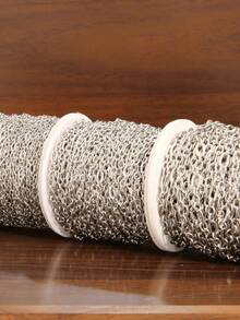 Dây chuyền thép không gỉ mạ vàng 100cm/lô, kiểu dáng hoa hướng dương, tỷ lệ 3:1, dạng cáp, mắt xích, thích hợp làm vòng cổ, vòng tay và trang sức DIY, không phai màu. - Chuỗi hoa hướng dương 3:1 - Xem 3