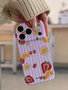 GIIPPA 1 Piece Summer Tropical Fruit Design Phone 17 Pro Max Case, Suitable For Phone 16 Pro Max, 15 Pro Max, 14 Pro Max, Korean Stylish And Interesting Phone Case, Compatible With 11/12/13/14/15/16 Pro Max Plus, Elegant Design Suitable For Both Men And Women, Ideal Gift For Girlfriend On Christmas, Valentine's Day, Easter, Wedding Season And Birthday - Multicolor - View 8