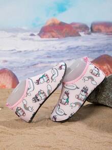 1双春夏新款女童舒适时尚休闲轻便可爱小马兔粉色沙滩/水鞋 - 粉色 - 查看 1