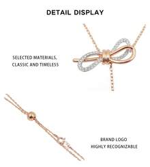 Swarovski Lifelong Bow Women's Necklace 5447082 - 白色5447082 - 查看 8