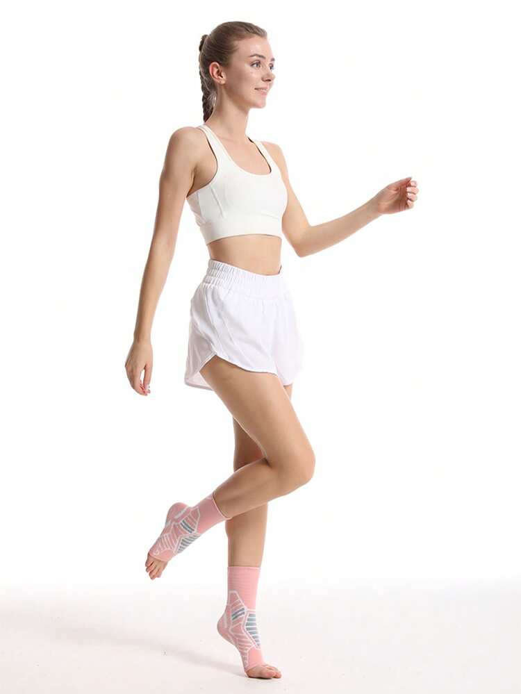 Chevillère multi-couleurs en nylon, support de cheville élastique, respirant et confortable pour le sport quotidien - Multicolore - Voir 5