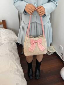 High-End Vacation-Style Bags In 2026 New Model - Elegant Women's Large-Capacity Daily Crossbody Bag - Pink - View 6