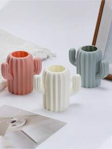 1pc Modern Creative Vase, 3 Colors Available, Unique Shape, Shatterproof, Suitable For Living Room, Dining Table, Can Hold Flowers, Fresh Flowers, Tulips, Home Decor Gift - Multicolor - View 6