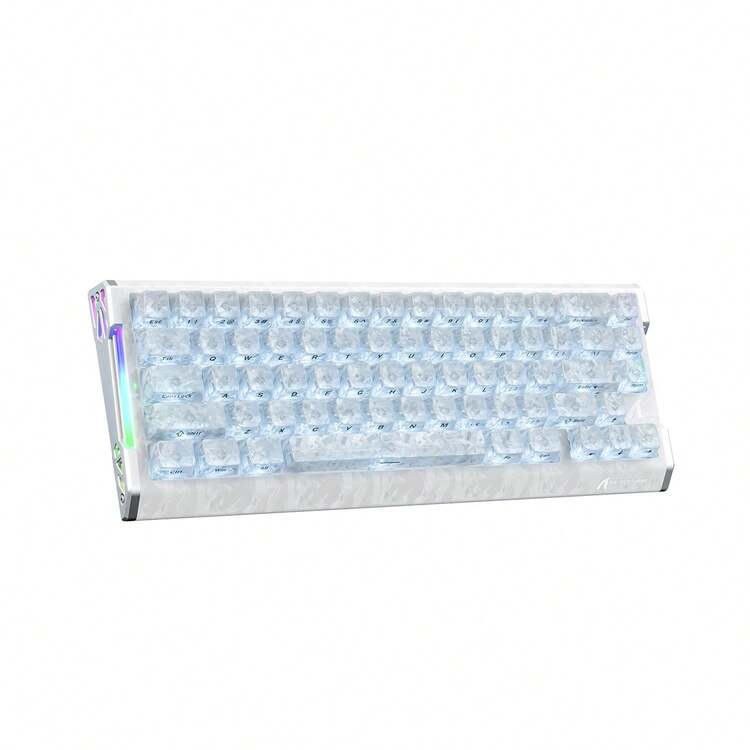 ATTACK SHARK R68HE 60% 有线快速触发 8K RGB 机械游戏键盘，0.005mm 精度，0.08ms 延迟，256K 扫描速率，霍尔效应磁性开关，碳纤维 + CNC 铝合金材质，适用于 PC FPS 游戏 - 查看 13