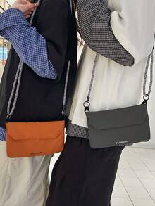 轻便尼龙迷你斜挎包 | 可折叠休闲女士单肩包 - 彩色 - 查看 6