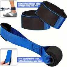 阻力带、带手柄的加重训练带、健身带套装、男士训练带、肌肉训练负重带、力量训练、瘦身、瑜伽、家用健身器材 - 拉力器套裝 - 查看 5