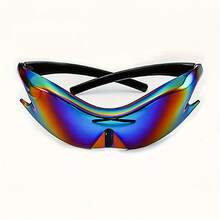 Retro Fashion Alien-Shaped Glasses, Future Punk  Cool Glasses - Red - View 5