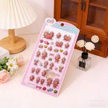 New Crystal Epoxy Stickers, Cute Cartoon Jelly Shaped 3D Stickers For Scrapbooking, Planner, Social Media - Multicolor - View 7