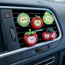 1/2/4pcs Creative Fruit Car Air Vent Clip Fragrance, Cute Car Interior Decor, Car Air Freshener - Creative Fruits - View 3