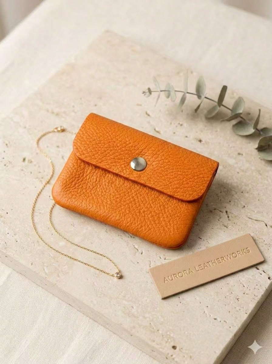 Coin Purses - Coral Orange - View 1