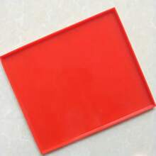 1个硅胶瑞士卷蛋糕垫 - 1个硅胶烘焙垫，蛋糕卷烘焙托盘，带边缘的不粘硅胶垫，易于清洁的硅胶糕点垫，非常适合瑞士卷、糕点、果冻、饼干（红色） - 查看 13