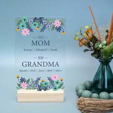 Bảng tên acrylic tùy chỉnh, món quà Ngày của Mẹ độc đáo - Nhiều màu - Xem 1