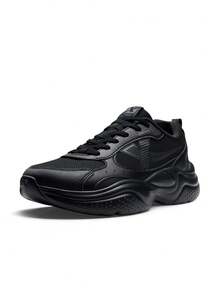 Giày thể thao nữ XTEP chính hãng, nhẹ, đế dày, kiểu dáng chunky, đế mềm, màu đen/xám than. - Đen/Xám than - Xem 1