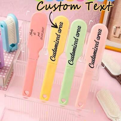 Cepillo de lavado de cabello de silicona con mango largo y logotipo de texto personalizado, masajeador de cuero cabelludo de dientes grandes unisex, herramienta de limpieza profunda anti-picazón, de grado salón, accesorios de baño de silicona, peine de masaje del cuero cabelludo de mango talla grande largo de silicona, suave para mujeres embarazadas y ancianos, sin rayones, uso en seco y húmedo, fácil de limpiar