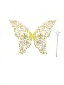 2pcs/Set Fairy Wings & Star Wand, Suitable For Various Festival Parties - Multicolor - View 23