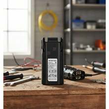 High-Capacity Battery For Communication Radios, Offering Extended Autonomy And Stable Performance, Ideal For Professional Users Of Outdoor Communication Equipment. - Black - View 4