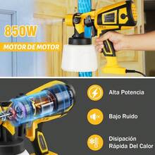 Máquina De Pintura Eléctrica Con Pistola De Pintura 1400 Ml - Tipo de Enchufe A Japonés (100V) - Ver 2