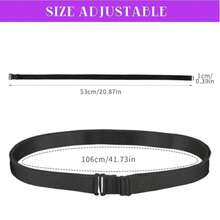 Adjustable Elastic Band, Suitable For Sweaters And Shirts - Multifunctional Waistband And Shirt Shaper, Black And White, Ideal For Custom Fit Clothing, Garment Sewing Accessory | Multifunctional Waistband | Flexible Fabric Band - Multicolor - View 11