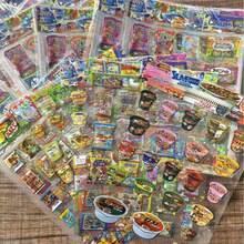5/20pcs Cute Snack Packaging Stickers, Waterproof Cartoon Stickers Suitable For Phone, Scrapbooking, Stationery Decoration - Multicolor - View 11
