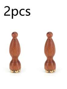 Bộ 2/1 dụng cụ massage mặt và mắt hình hoa sen mini bằng đồng thau nguyên chất - Bảng Gua Sha, que Gua Sha, bấm huyệt, chăm sóc da, giảm căng thẳng, thư giãn, nâng cơ. - A - Xem 12