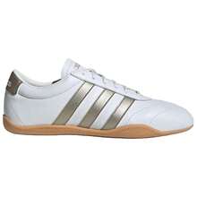 Adidas GRAND COURT LO SHOES Crystal White / Cyber Metallic / Gum Women's JQ9685 - White - View 1